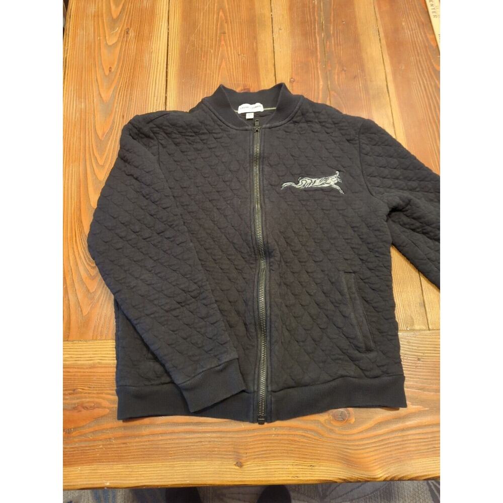 Women's Crosby &‎ Howard Quilted Full Zip Jacket Size Large Faded Black